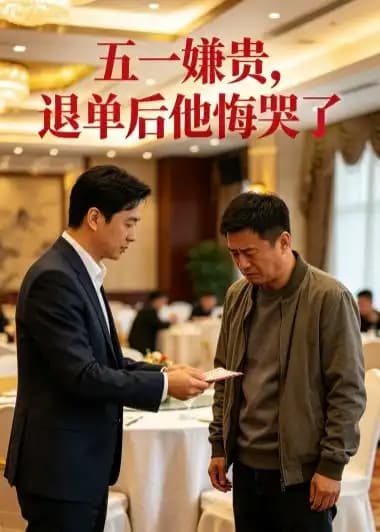 五一嫌贵,退单后他悔哭了